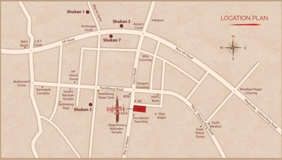  shukan aroma Location Plan