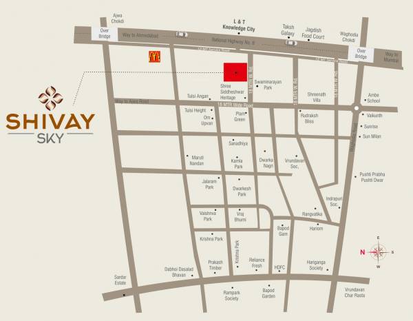 Location Plan shivay-sky Location Plan
