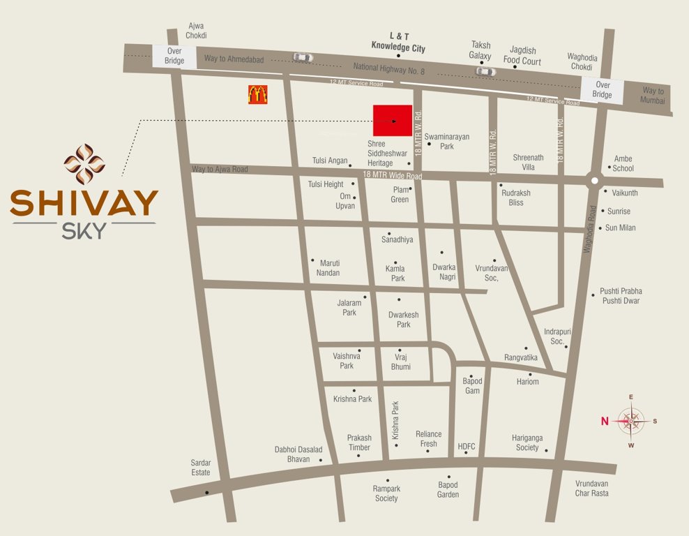  shivay sky Location Plan