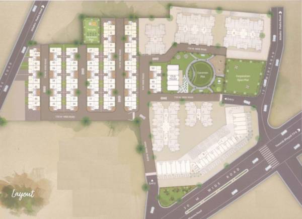  aamrapali-resi-com-villa Layout Plan
