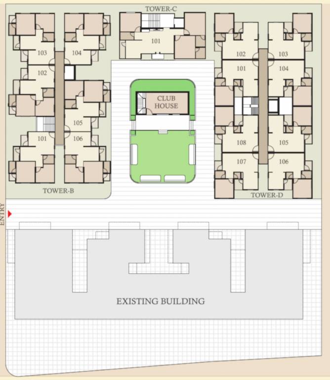 ananya heights Layout Plan