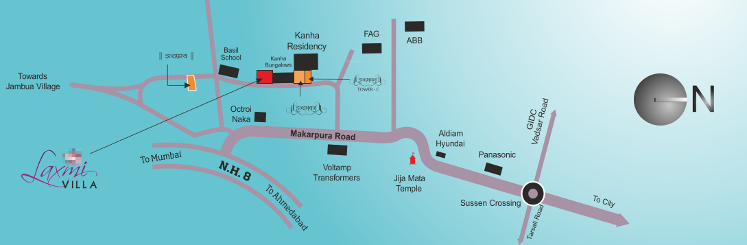 laxmi Location Plan