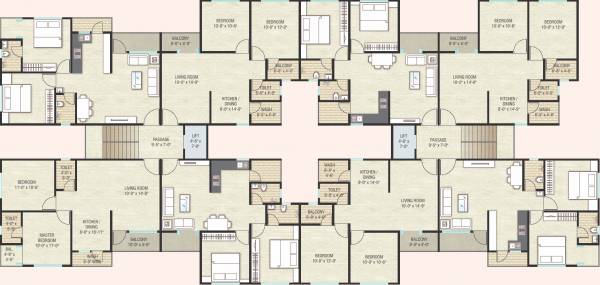 Typical Floor Plan From 1st to 4th Floor aries-ambrosia Typical Floor Plan From 1st to 4th Floor