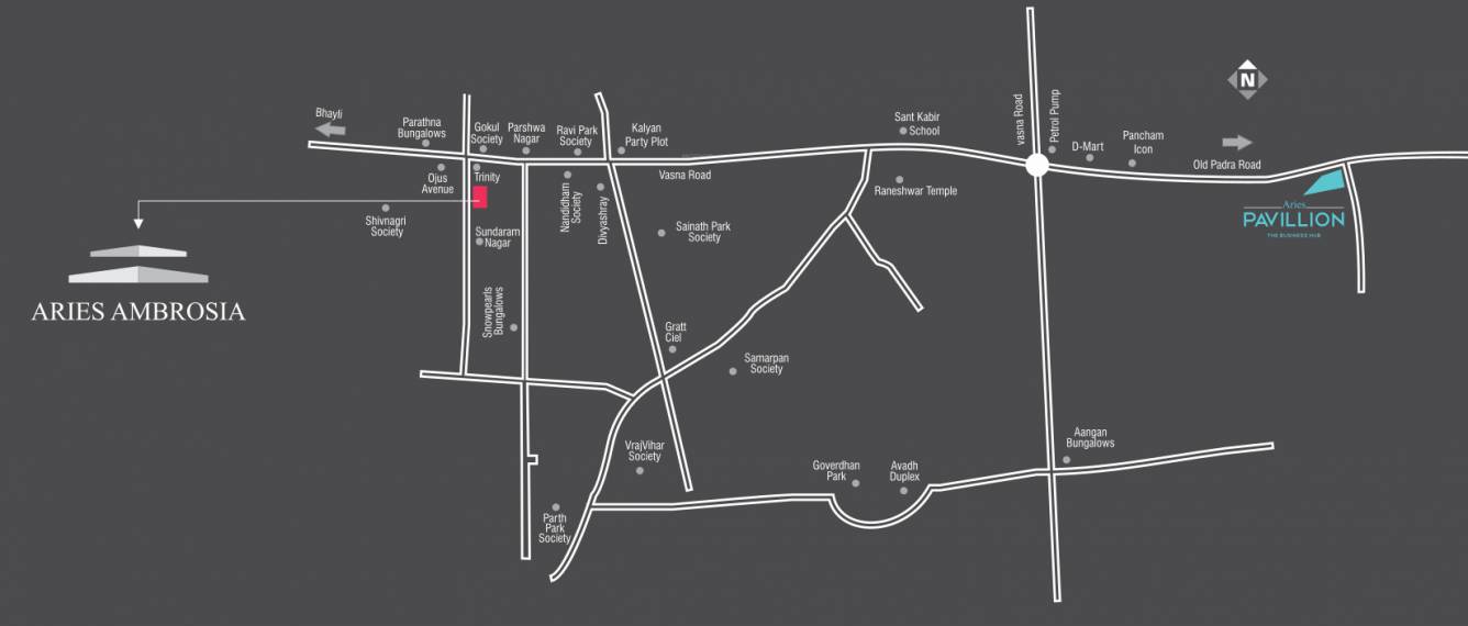aries ambrosia Location Plan