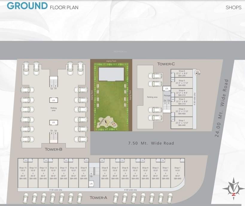  ashwamegh avenue Ashwamegh Avenue Cluster Plan
