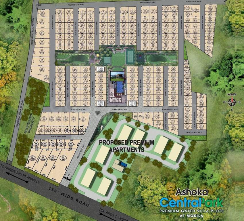  n kadiris central park Master Plan