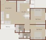  madhav-resi-cum-plaza-phase-2 Tower C And D Typical 2BHK Cluster Plan