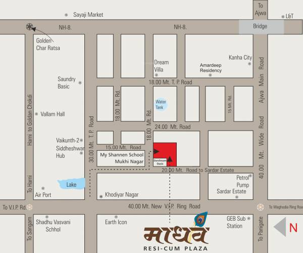  madhav-resi-cum-plaza-phase-2 Location Plan