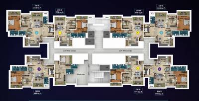  itrend-life-wing-a-b Building B Wing B2 Cluster Plan