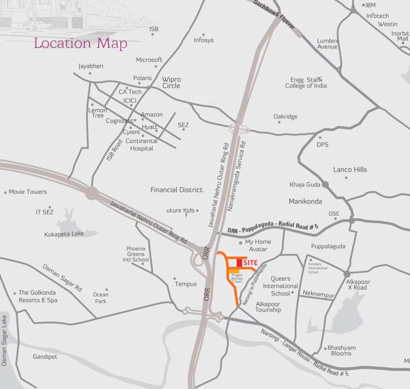  insignia Location Plan