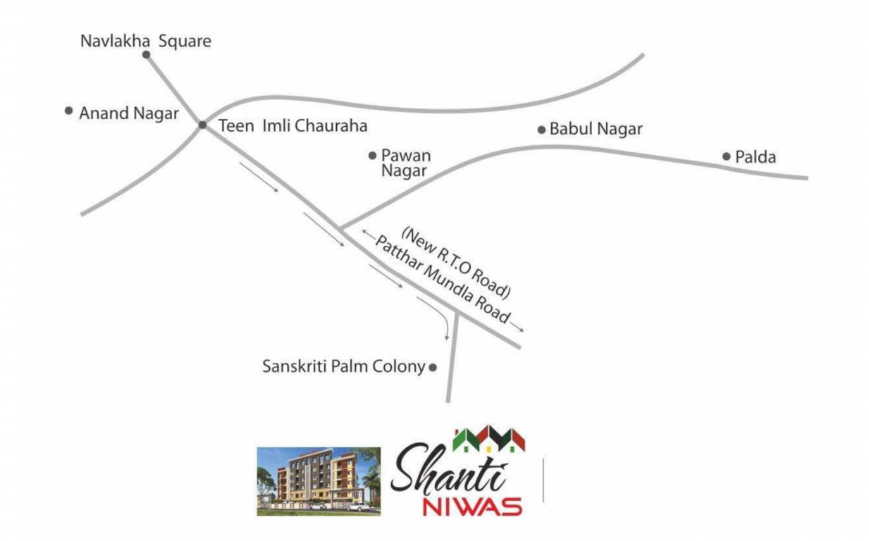  shanti niwas Location Plan