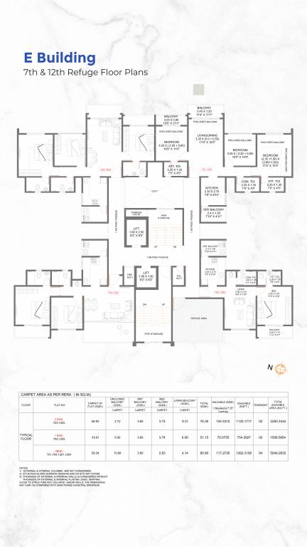  skylines E Cluster Plan