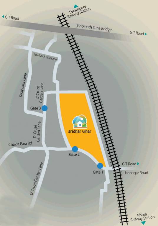 Images for Location Plan of Pushppalki Sridhar Vihar