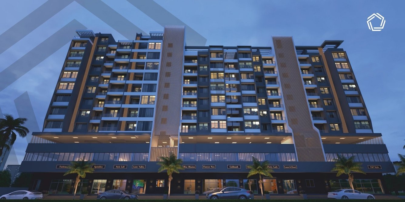  pentagon towers Elevation