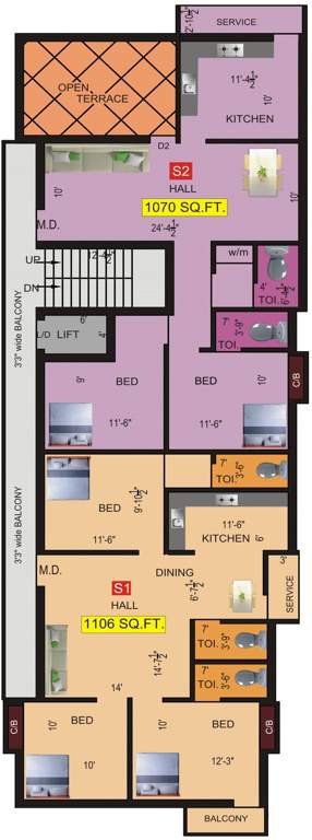 Images for Cluster Plan of VGK Aditi