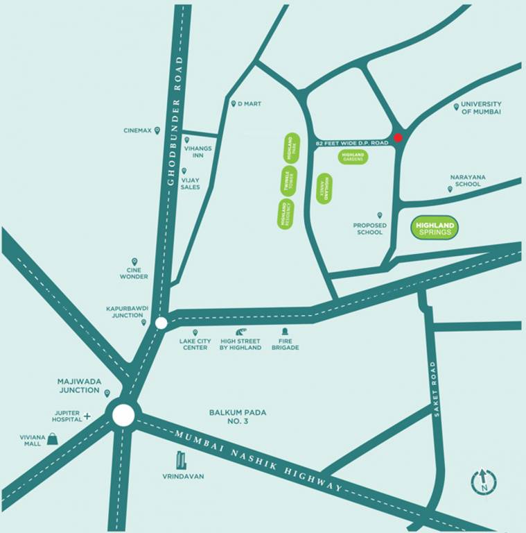  highland springs b4 d wing Location Plan