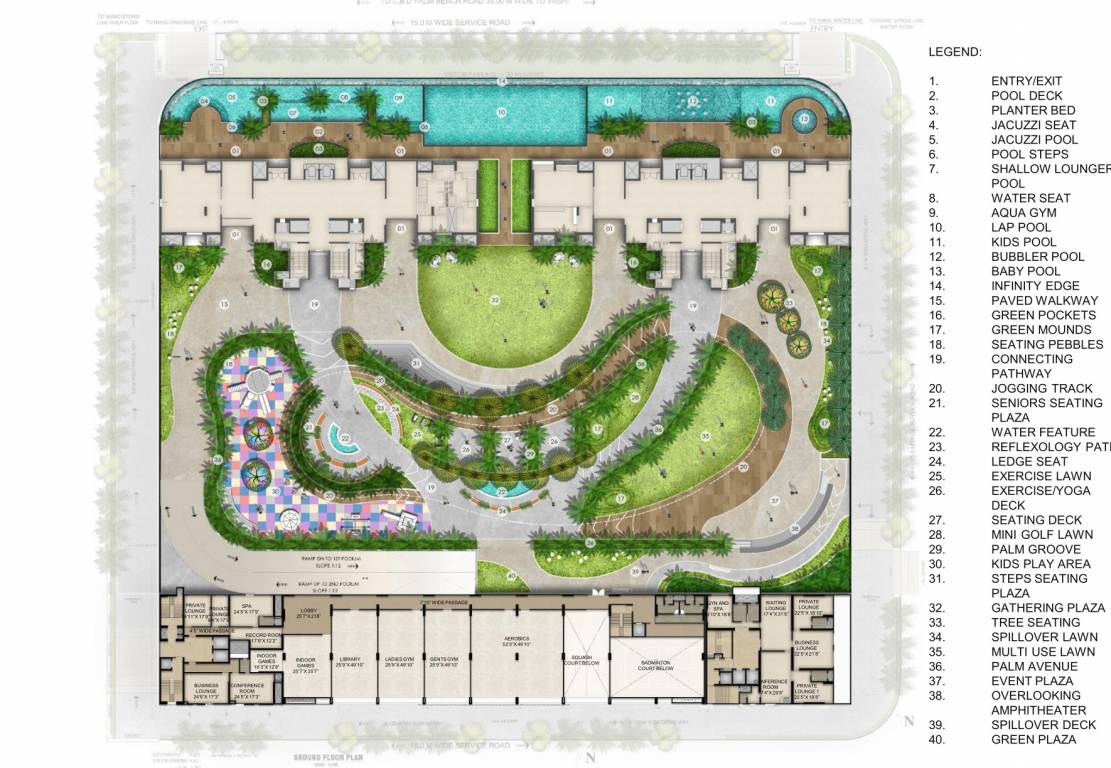  palms phase ii Tower B Cluster Plan