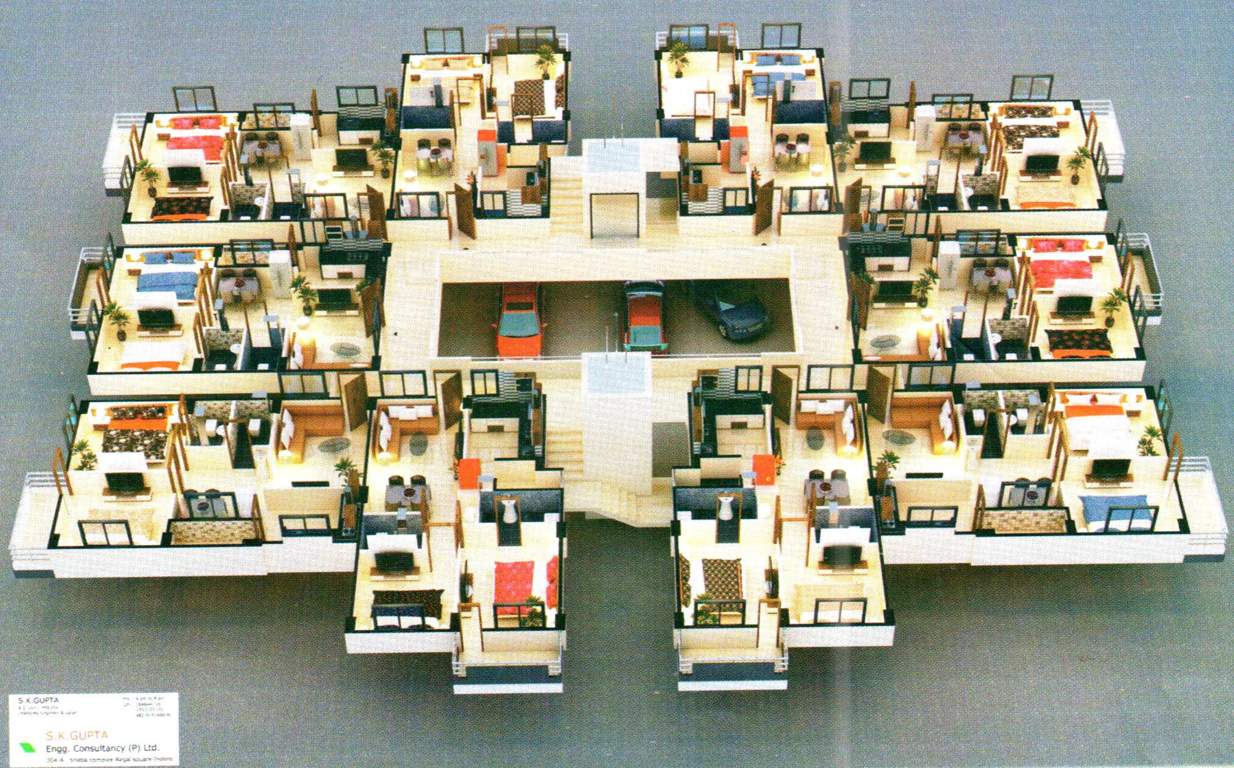  signature heights Cluster Plan for ground Floor