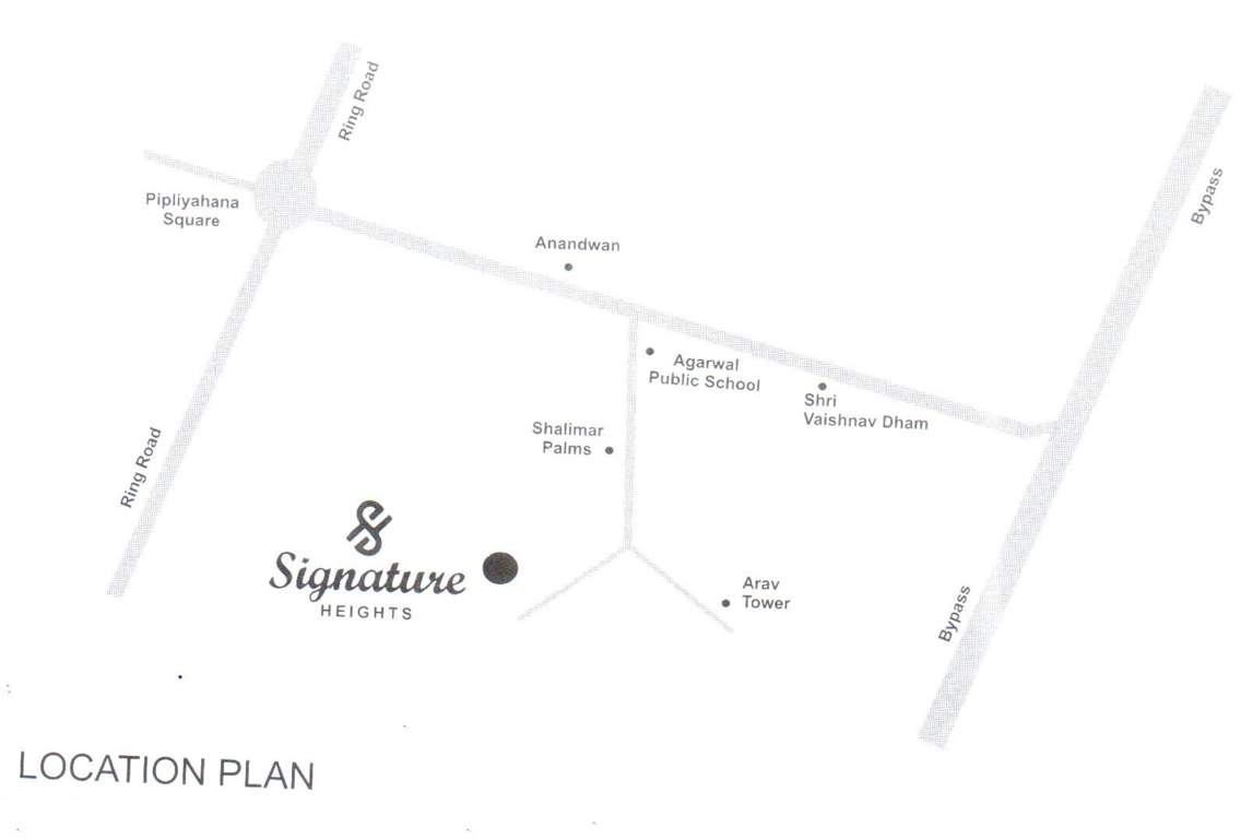  signature heights Location Plan