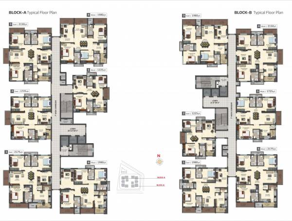  skywoods Block A.B Cluster Plan
