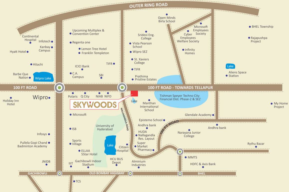  skywoods Location Plan