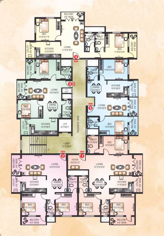 poonam parijath Poonam Parijath Cluster Plan
