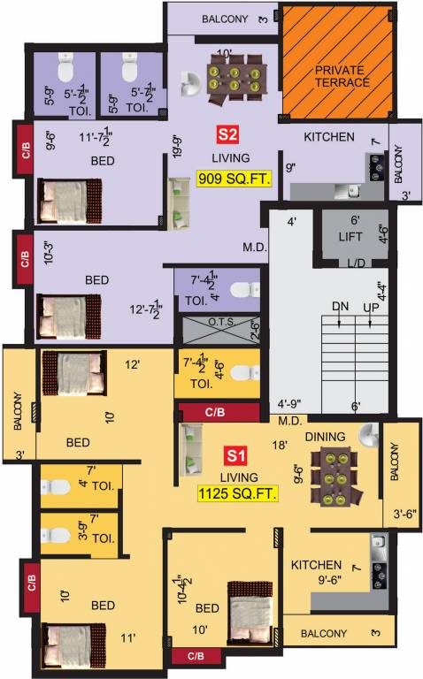  adhvay VGK Adhvay Cluster Plan for 2nd Floor