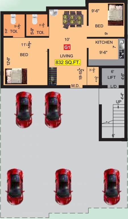  adhvay VGK Adhvay Cluster Plan for ground Floor