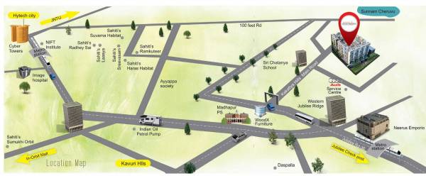  karthikeya-panorama Location Plan