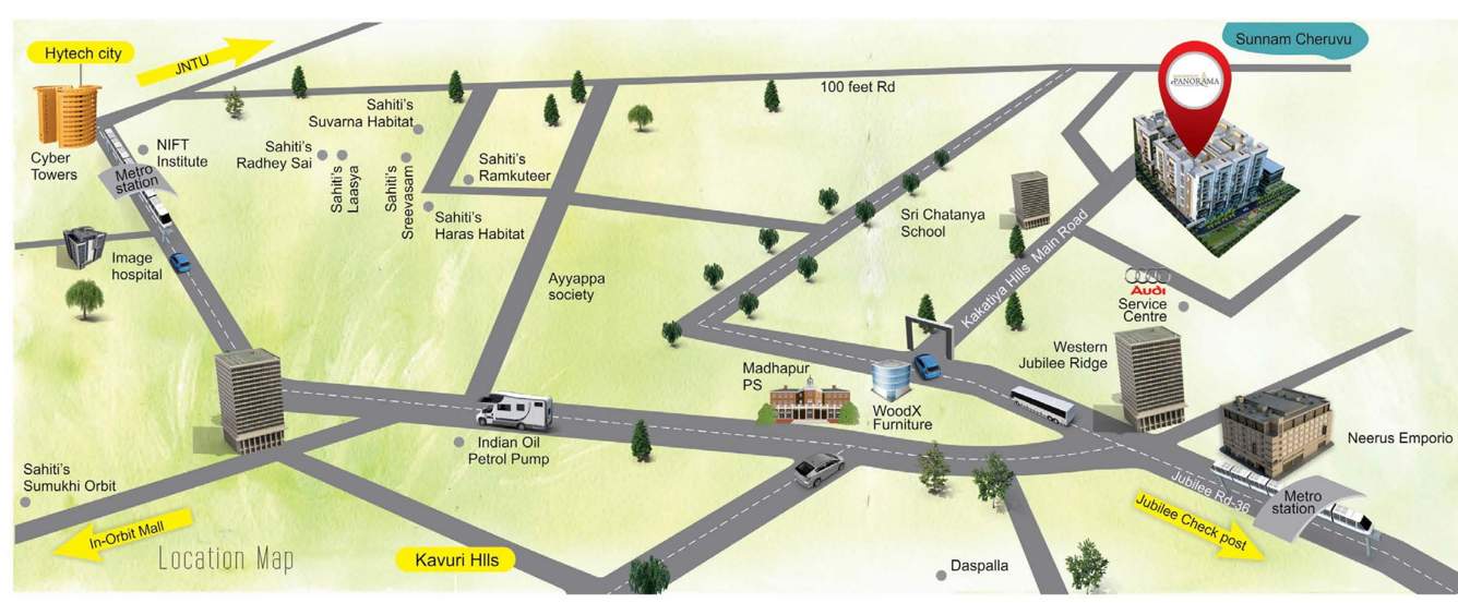  karthikeya panorama Location Plan