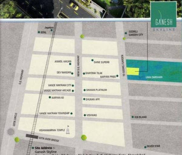  ganesh-skyline-2 Location Plan