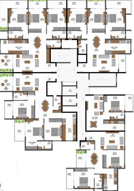  riva Typical Floor Plan Of Floor 3rd, 5th, 7th, 9th, 11th