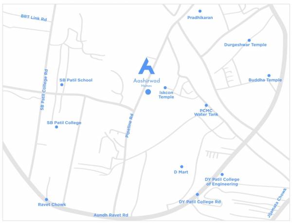  aashirwad-homes Location Plan