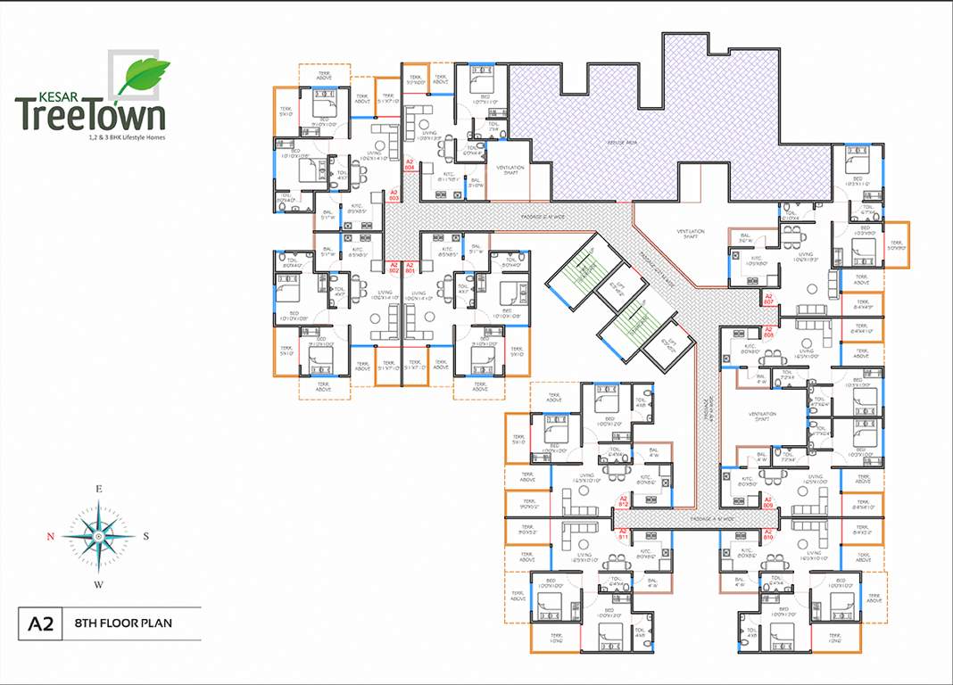  treetown phase 2 Kesar Treetown A2 Cluster Plan