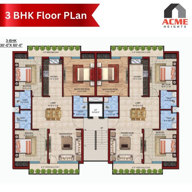  acme heights 92 Cluster Plan