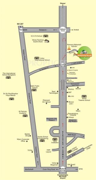 Images for Location Plan of Vakil Whispering Woods Plot