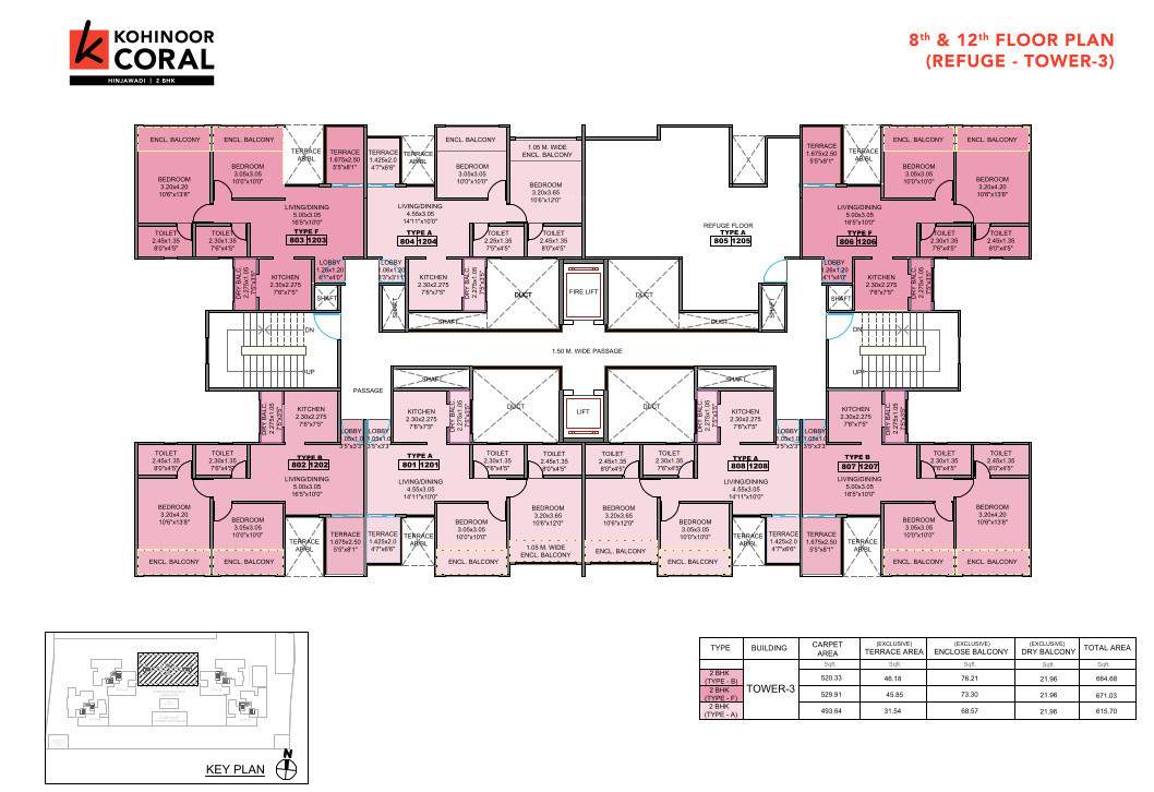  coral T3 Cluster Plan