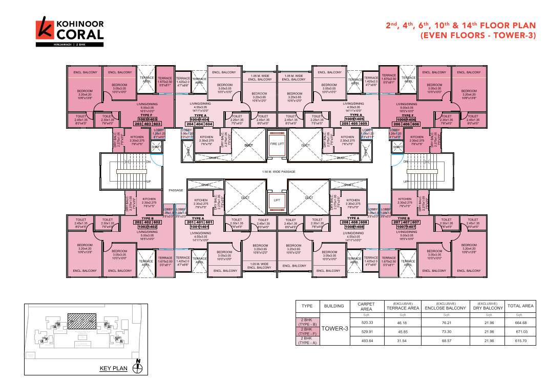  coral T3 Even Cluster Plan