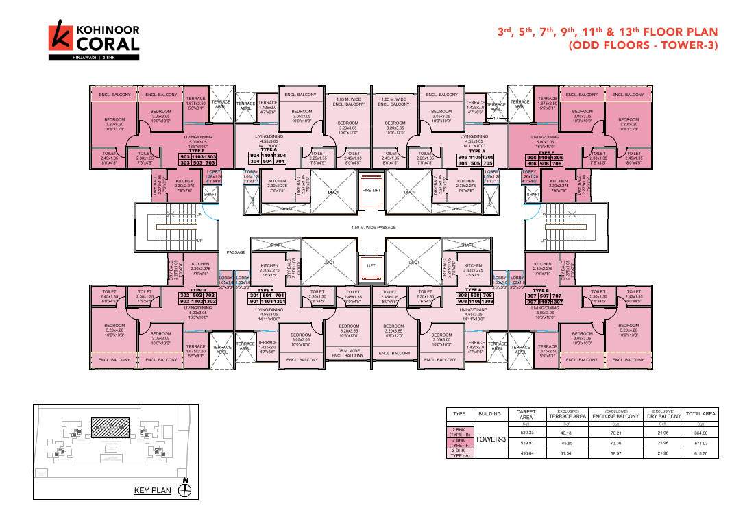  coral T3 Odd Cluster Plan