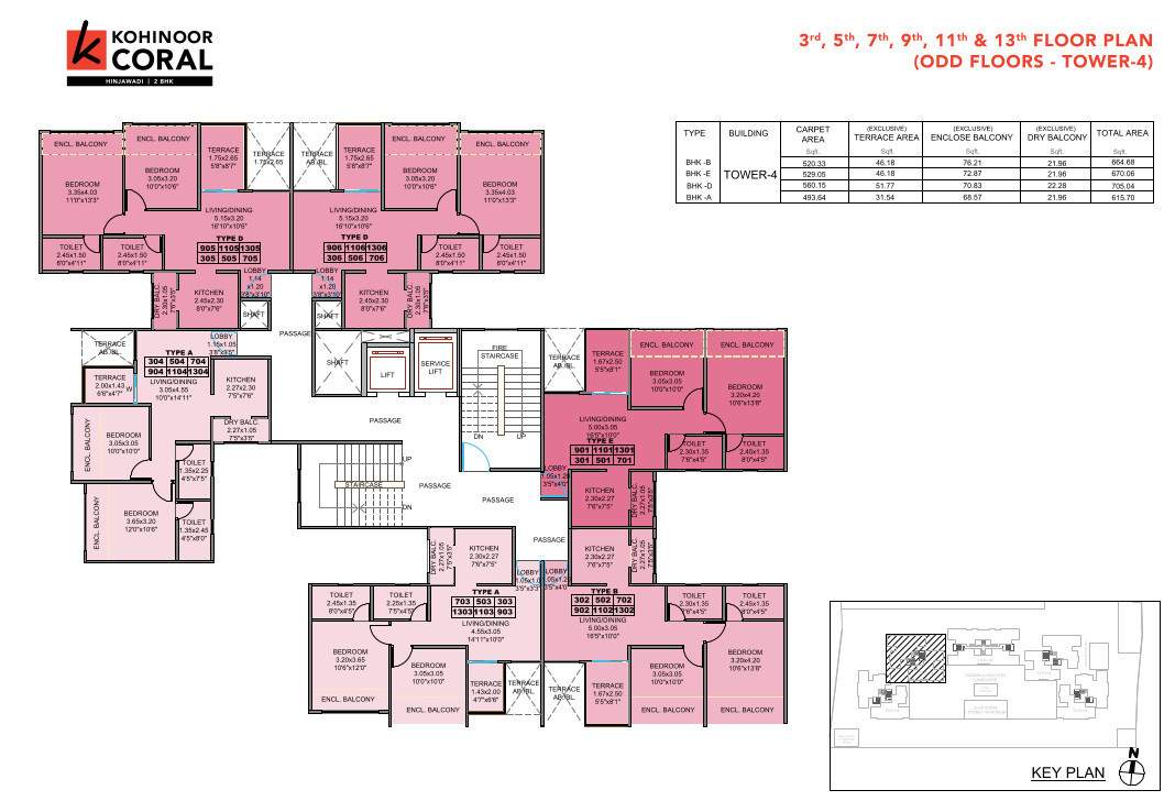  coral T4 Odd Cluster Plan
