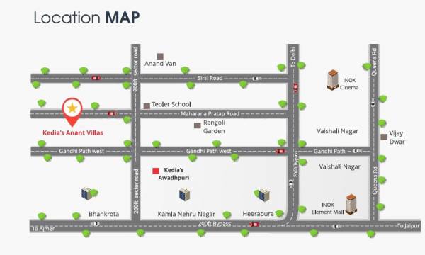  anant-villas Location Plan