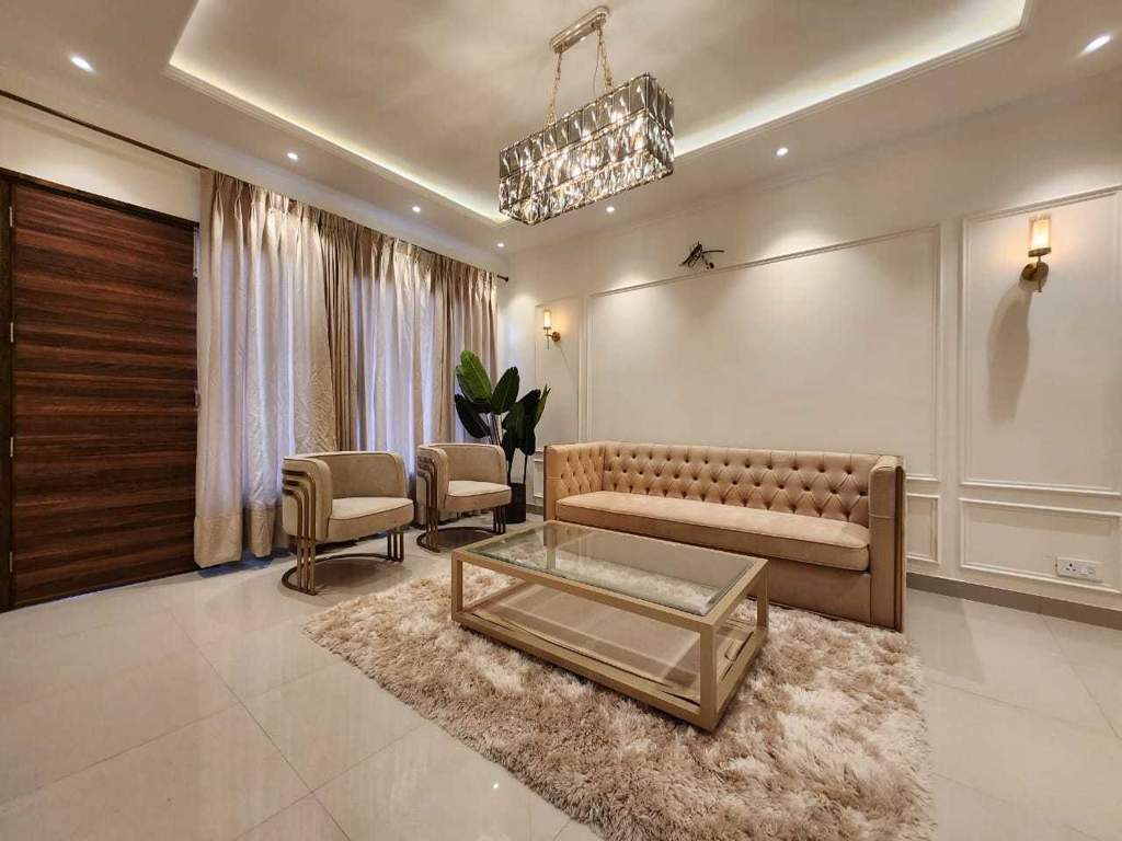  the palm residency Living Area