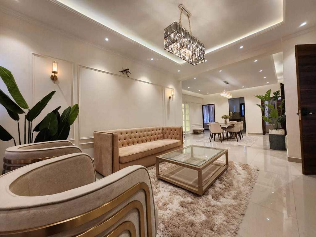  the palm residency Living Area