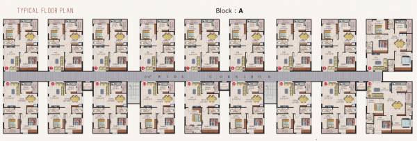  grand Tower A Cluster Plan from 1st to 5th Floor