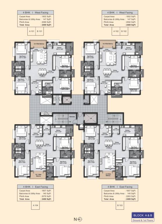 navah Block A Cluster Plan