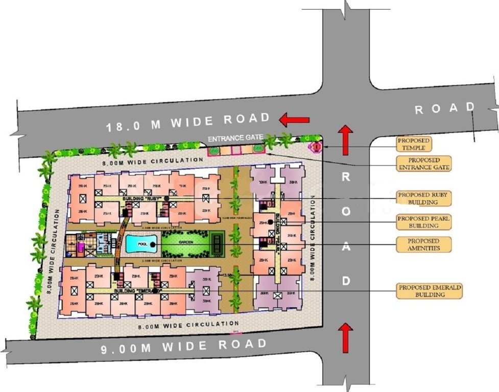 world square towers Master Plan