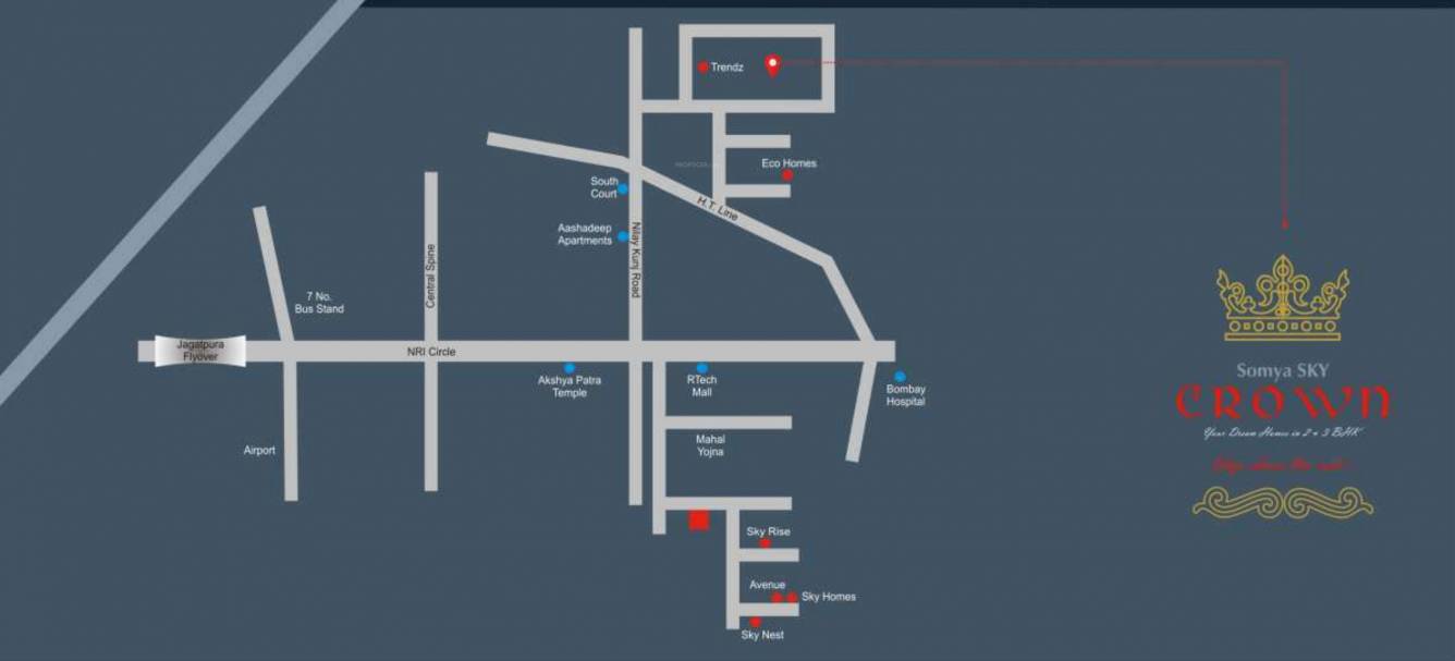  sky crown c Location Plan
