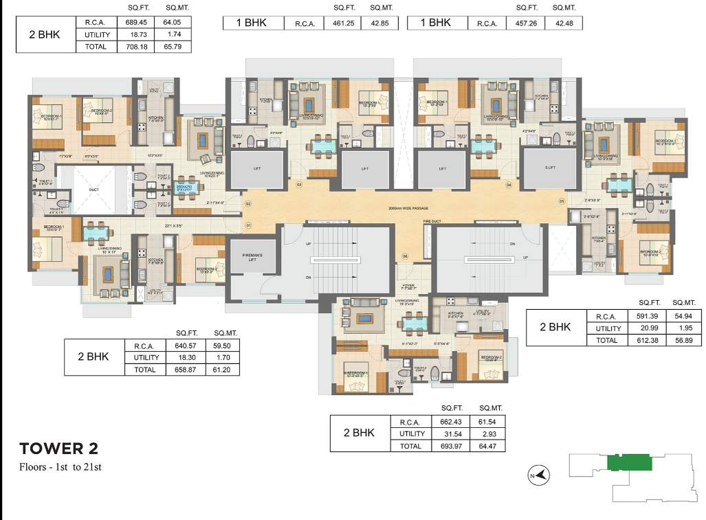  pinnacle Tower 2 Cluster Plan