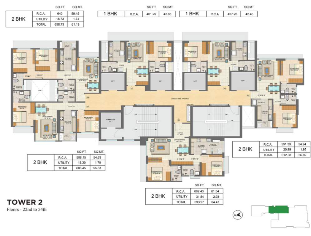  pinnacle Tower 2 Cluster Plan