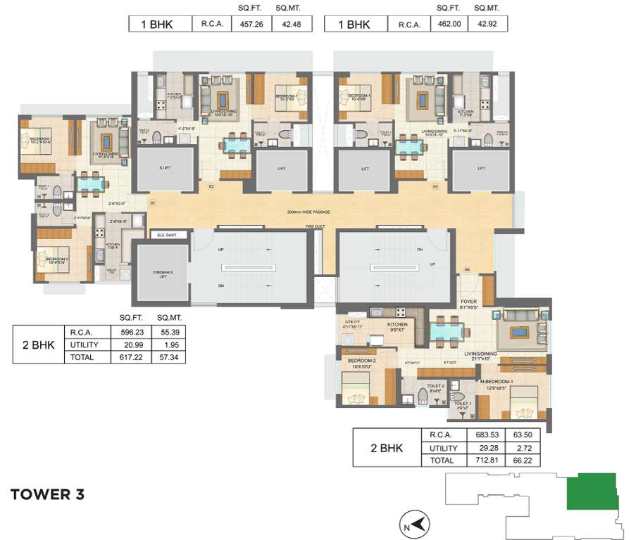  pinnacle Tower 3 Cluster Plan